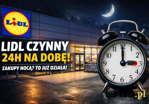 Lidl będzie otwarty 24h na dobę! Od teraz zrobisz zakupy również nocą