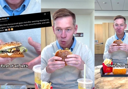 McDonald's próbuje żartować z filmu prezesa, na którym chyba brzydzi się jedzeniem, które sprzedaje