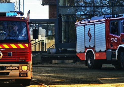 Akcja strażaków w dawnej przepompowni (ZDJĘCIA)