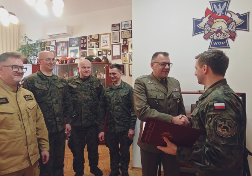 Powstaje Szkoła Pożarnicza WOP. Wyznaczono komendanta