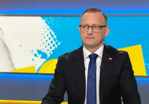 Rzecznik prezydenta Rafał Leśkiewicz w 