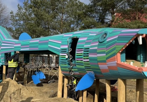 Nowa atrakcja na Mazurach. Powstaje gigantyczna ryba