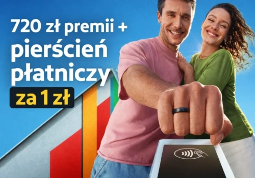 mBank 720 zł premii + pierścień płatniczy za 1 zł