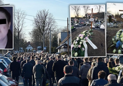 Pogrzeb zabitych w rodzinnej masakrze w Kadłubie. Tłumy żegnały ojczyma i prababcię 17-letniego mordercy