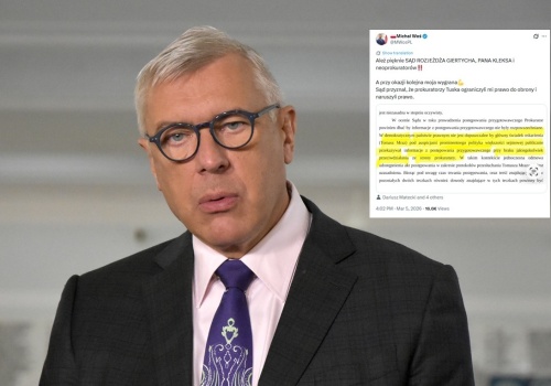 Blamaż Mraza, Giertycha i neo-prokuratorów! Woś pokazał pismo