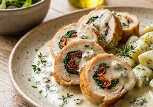 ​Nowe oblicze domowej klasyki. Drobiowe roladki ze szpinakiem według przepisu Karoliny Stolarskiej-Bigos