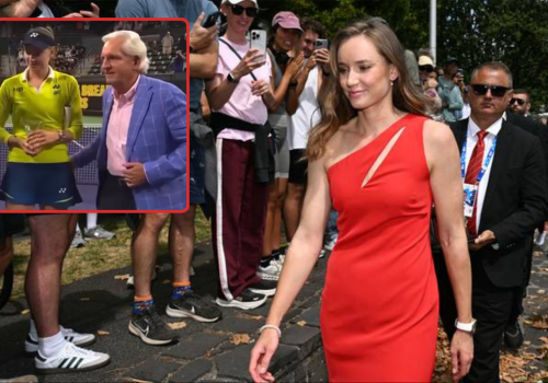 Rybakina nieodpowiednio dotykana na oczach widzów?! Jest nagranie. W sieci wrze