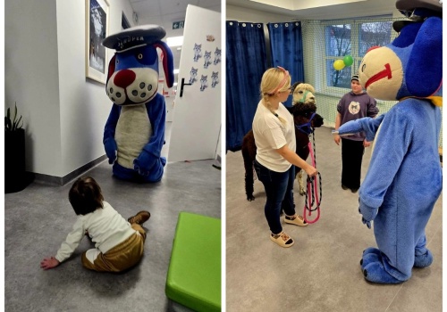 Sznupek z wizytą w przedszkolu terapeutycznym