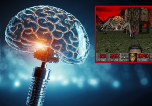 Komputer z ludzkich neuronów nauczył się grać w słynną strzelankę