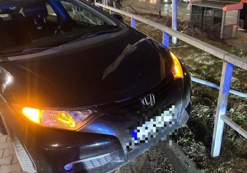 Pijacki rajd Hondą w Rzeszowie. Pijana 40-latka skończyła na barierach pod marketem