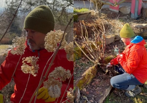 Andrzej Piaseczny ma dom na wsi. Właśnie rozpoczął prace w spektakularnym ogrodzie