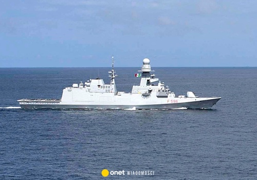 Europejskie kraje wysyłają wojskową fregatę. Na pokładzie 160 marynarzy