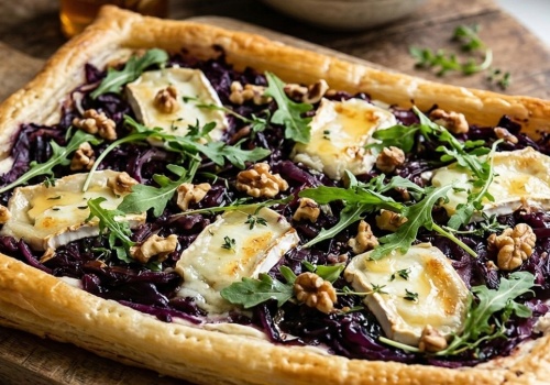 ​Niezobowiązująca elegancja na talerzu. Tarta z karmelizowaną cebulą i kozim serem od Mateusza Gesslera