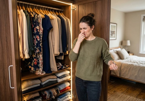 Nie maskuj, usuń przyczynę. Wystarczy jeden krok, by zapach stęchlizny z szafy zniknął