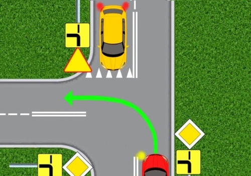 Skrzyżowanie z pierwszeństwem łamanym. Wielu kierowców robi ten błąd