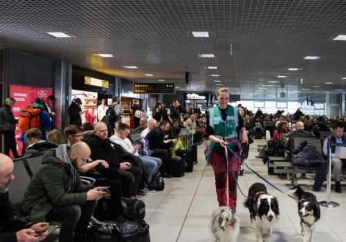 Na lotnisku - wielkie nerwy. Znaleźli na to nieoczekiwany sposób