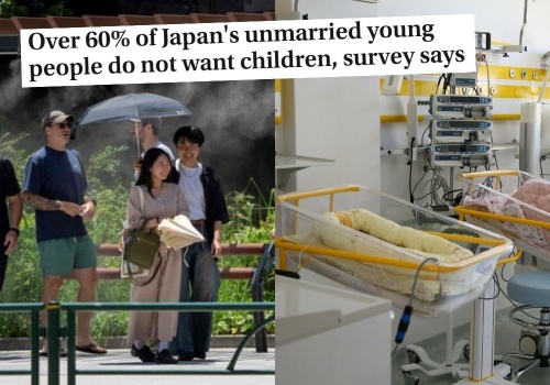 Japonia: pomimo katastrofalnej dzietności, ponad 60% młodych singli nie chce mieć dzieci 
