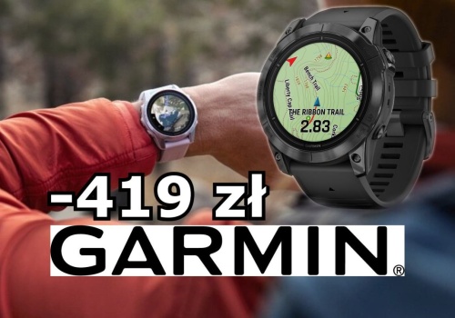 Lepszy i większy Garmin tańszy od mniejszego. Super oferta na model Epix Pro