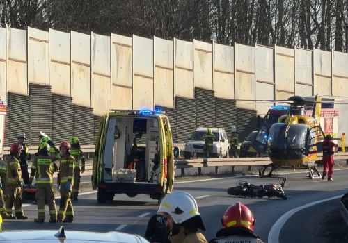 Tragiczny wypadek na DK-1. Nie żyje motocyklista