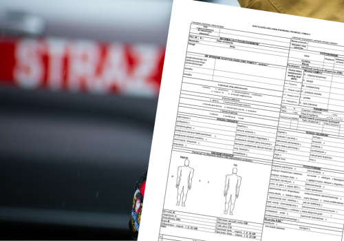 Nowy wzór karty udzielonej kwalifikowanej pierwszej pomocy