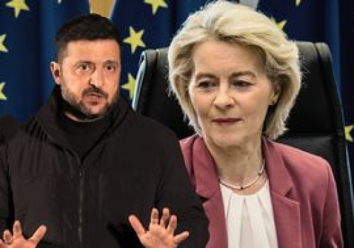 Zełenski krytykuje Europę. 