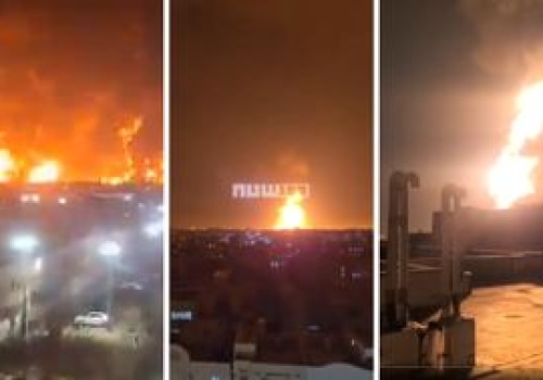 Izrael uderzył w serce przemysłu naftowego. Pożar w Teheranie