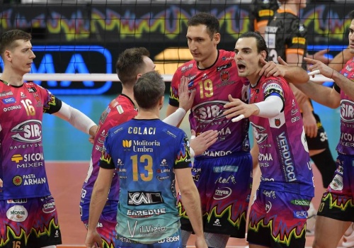 Pierwszy krok Perugii w stronę półfinału! Kamil Semeniuk najlepszy na boisku