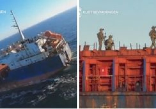 Akcja na Bałtyku. Rosyjska załoga na zajętym statku