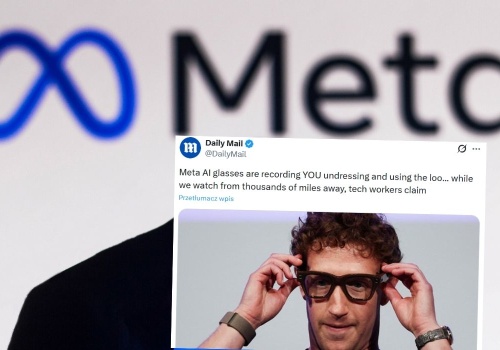 Użytkownicy okularów Meta zostali ostrzeżeni, że kamery działają także w kibelku i łóżku