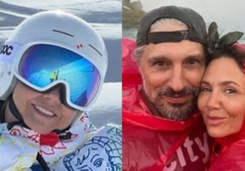 Kinga Rusin uśmiecha się szeroko na stoku i rozpływa nad ukochanym: 