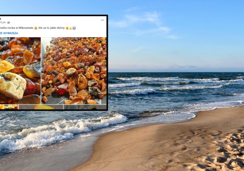 W nocy w Bałtyku znaleźli skarby. 