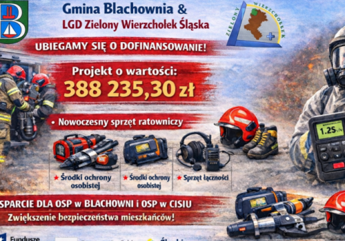 Blachownia stawia na bezpieczeństwo. OSP mogą otrzymać nowoczesny sprzęt dzięki funduszom unijnym