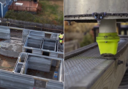 Budują osiedle betonową drukarką 3D. Ukończono już pierwszy dom