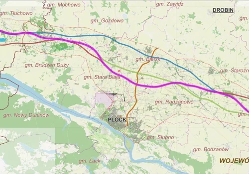 Ustalono przebieg S10 na wschód od Włocławka