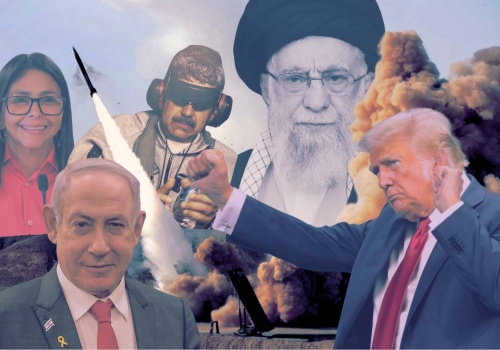 Sapieżyńska: Depesza z protektoratu Wenezuela, z płonącym Iranem w tle