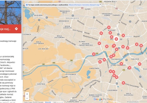 Motorniczowie i kierowcy miejskich autobusów wskazali, gdzie Kraków spowalnia komunikację. Powstała mapa