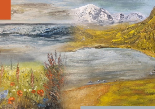 „Z tęsknoty za latem - pejzaże olejne na płótnie” - wystawa malarska Kazimierza Stanisława Brejnaka w Kostce