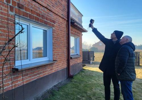 Badania kamerą termowizyjną w domach mieszkańców