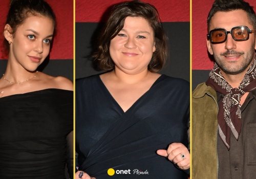 Znane twarze na spektaklu Agnieszki Kaczorowskiej i Marcina Rogacewicza. Wpadł też Rafał Maserak