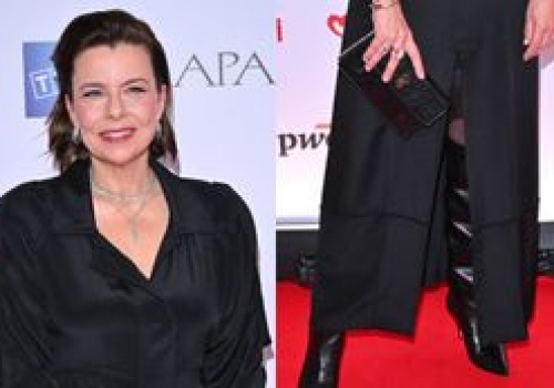 Agata Kulesza na Gali Orłów 2026. Zagrała zmysłowym wycięciem