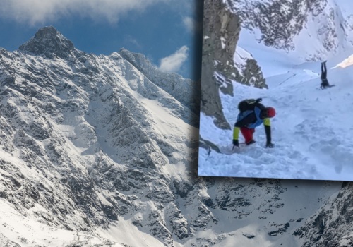 Pan Leszek nagrał groźny upadek z Rysów. 