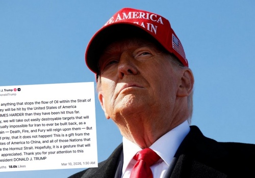 Trump mówi, że wojna z Iranem jest w zasadzie zakończona i grozi, że jeśli coś wywiną to ich zniszczy