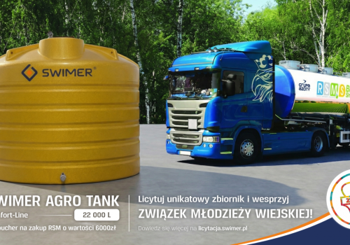 Złoty zbiornik na RSM i 6 tys. zł na nawozy. Ruszyła wyjątkowa licytacja