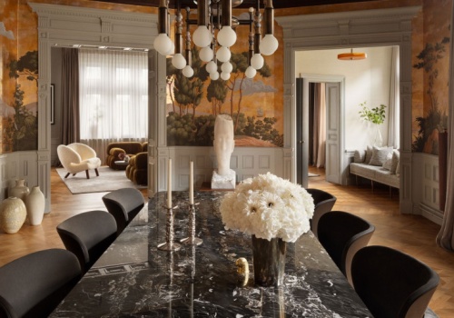 WNĘTRZE TYGODNIA: Luksusowy apartament w Sztokholmie, w którym przeszłość spotyka się z teraźniejszością