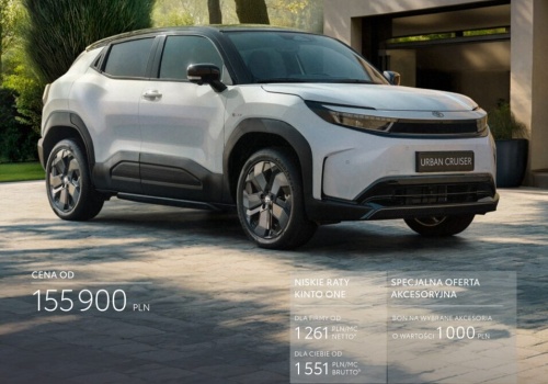 Toyota Urban Cruiser: CENA od 155 900 złotych. I tym chyba możemy zakończyć dyskusję o B-SUV-ie z baterią 49 kWh
