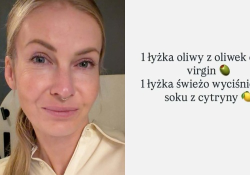 Edyta Pazura zachęca do picia oliwy z oliwek z cytryną. Dietetyk komentuje: Moim zdaniem, to nie...