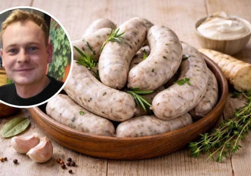Soczysta i pyszna biała kiełbasa: Piotr Ogiński zdradza swój sekret