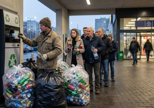 Problemy z butelkomatami. „Zbieracze” blokują kaucję, a klienci tracą cierpliwość