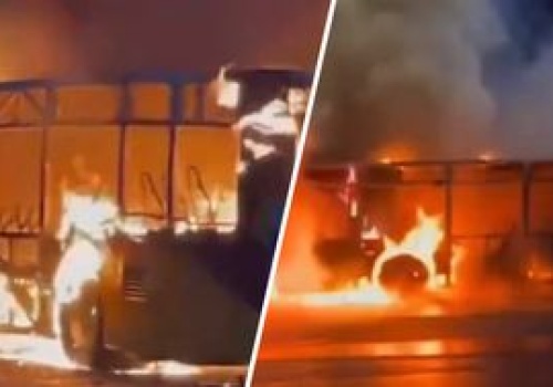 Potężny pożar autobusu w Szwajcarii. Co najmniej 6 osób zginęło