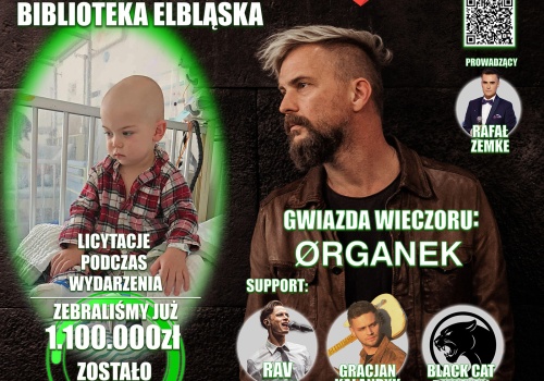 Koncert Charytatywny: Tomasz Organek, RAV KOZIK, Gracjan Kalandyk gramy dla Leosia - Elbląg! Wydarzenie poprowadzi Rafał Zemke